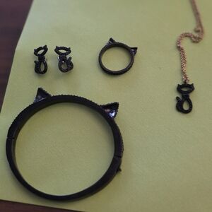 Kate Spade Black Cat Jewelry Collection